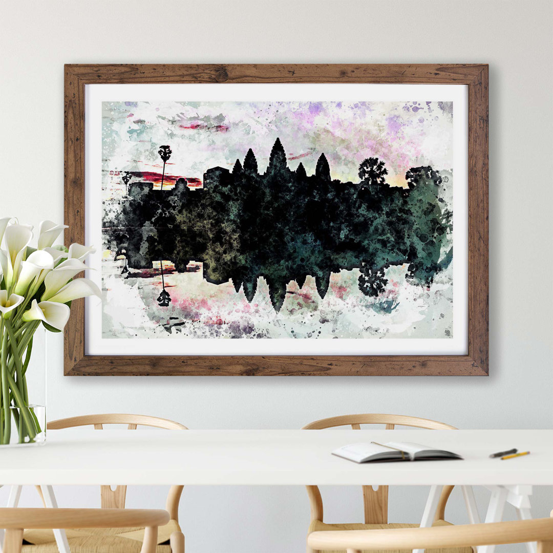 Angkor Wat in Cambodia - Framed Print