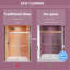 68'' - 72'' W X 76'' H Double Sliding Frameless Shower Door With 3/8 Inch (10Mm) Clear Glass-111798394