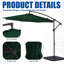 Parasol rond en porte-à-faux 120 po Cheryl-Ann-1182979972