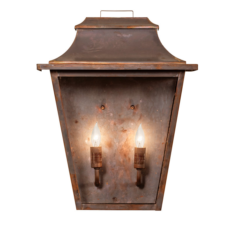 14" Wide Bastille Wall Sconce, 18" H x 14" W x 7" D