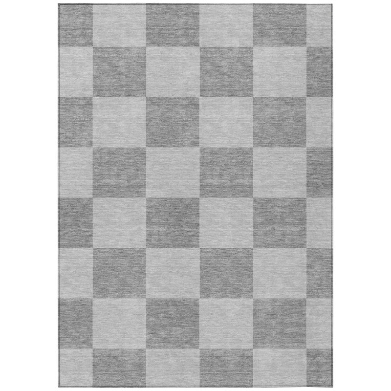 Machine Washable Indoor/Outdoor Braegger ACN2345 Geometric Rug, Rectangle 9' x 12'