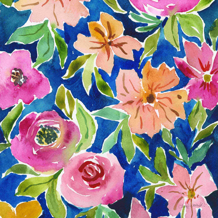 Winston Porter Flower Patch V On Canvas by Cheryl Warrick Painting