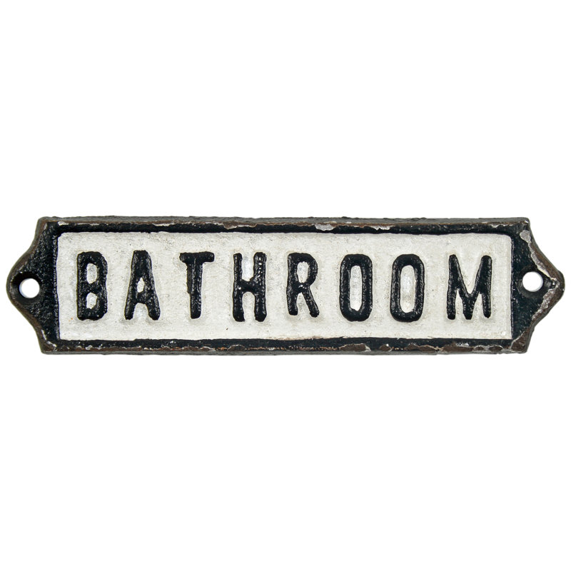 Ododa "Bathroom" Door Sign