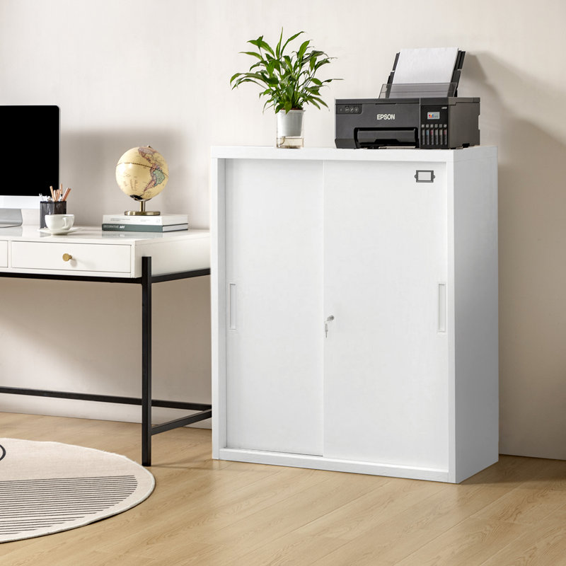 Armoire de rangement en métal l 35,5 po Ahlheim