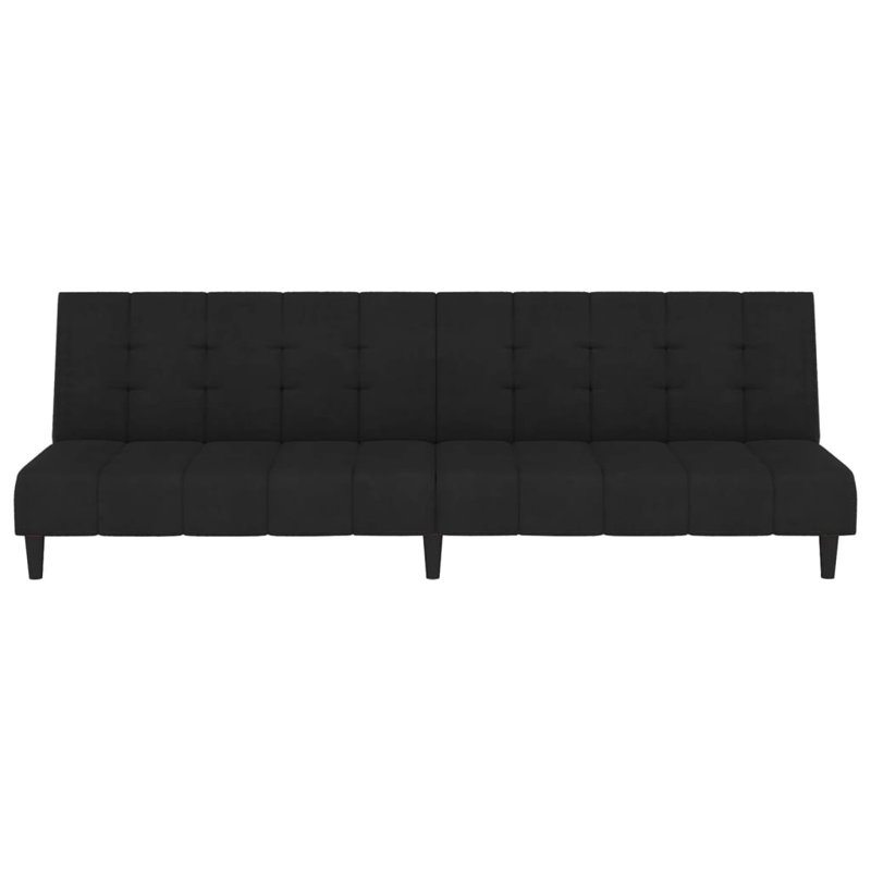 Sharees 78.7'' Velvet Sofa, Black Velvet