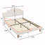 Grand lit plateforme tapissier-113312782