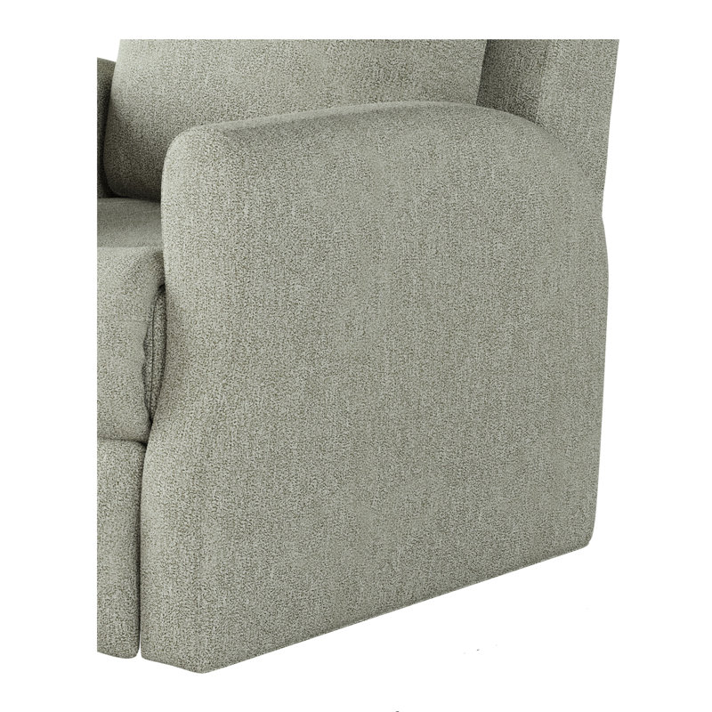 Fame Rocker Recliner, Metallic Gray, Manual Rocker