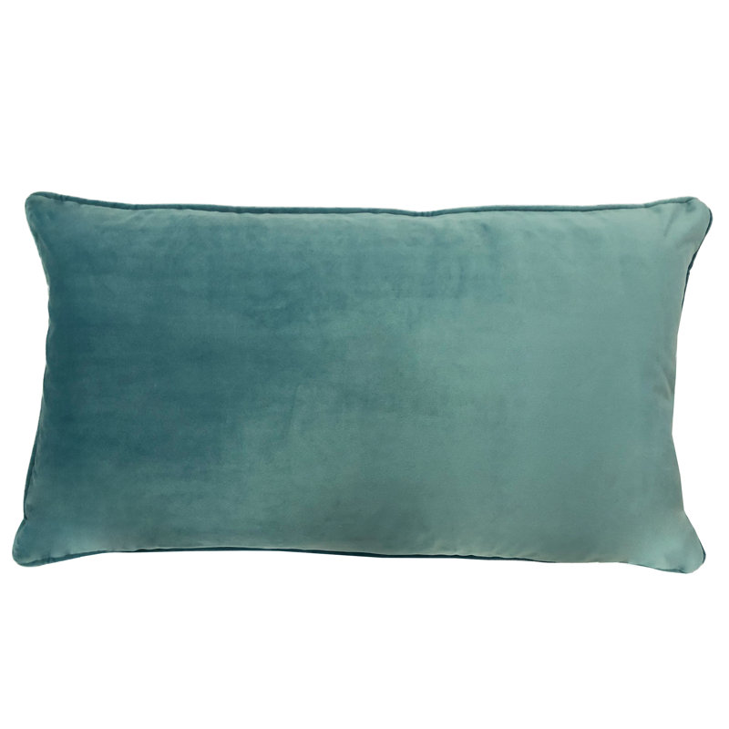Ewoud Feather Throw Pillow, Sea Blue