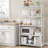 Shelving Unit With X Side Frames
