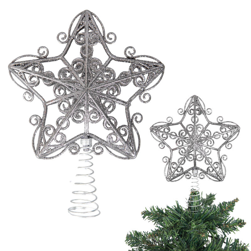 PVC Holiday Shaped Ornament, Silver