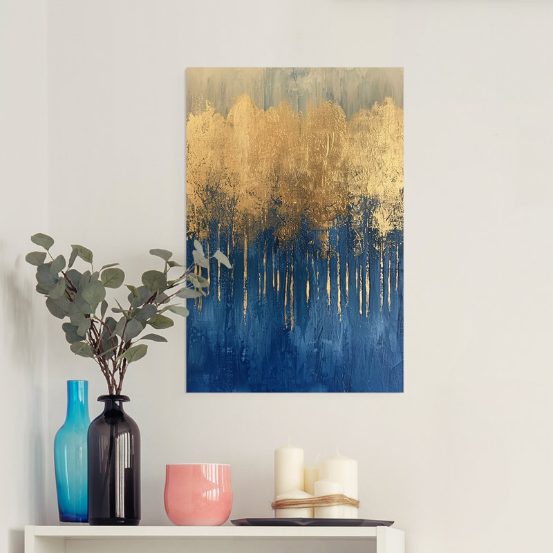 ABSTRACT Series III - Impression sur toile seulement - NON-CADRE, H 48 po x l 32 po