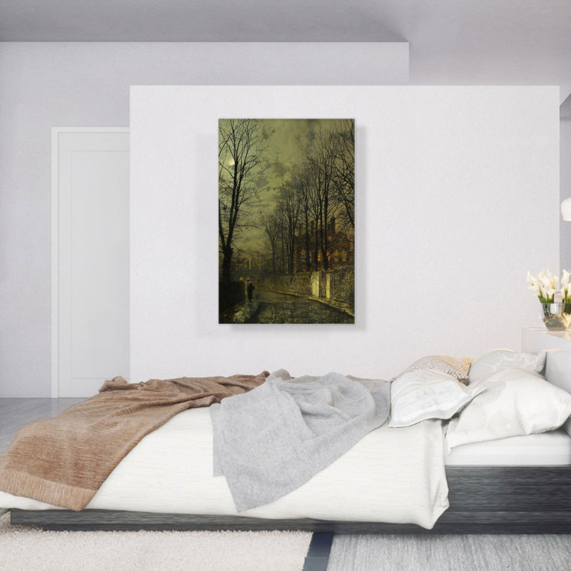«Heaven's Lamp» par John Atkinson Grimshaw - peinture sur toile tendue, H 40 po x l 26 po x P 0,75 po