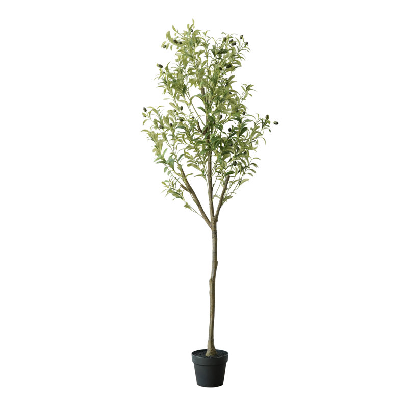 72'' Faux Olive Tree in Pot
