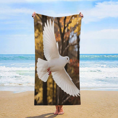 Serviette de plage en microfibre à séchage rapide 32 po x 63 po