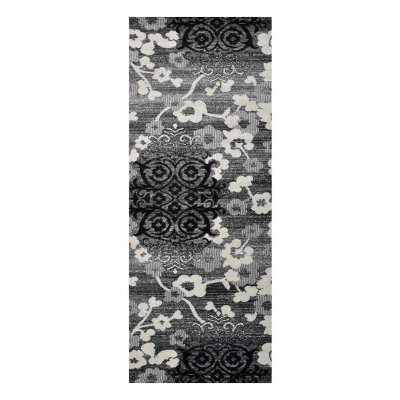 Tapis de couloir chauffant en polypropylène Tullos, Tapis de couloir 3 pi 2 po x 10 pi