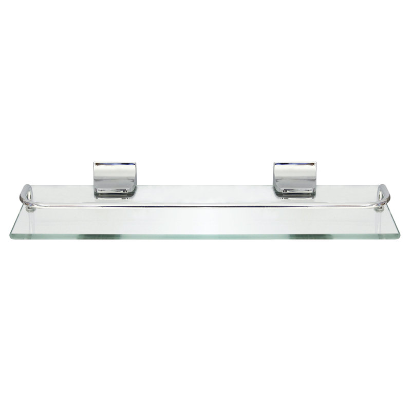 Akhlaq Bracket Shelf, Polished Chrome