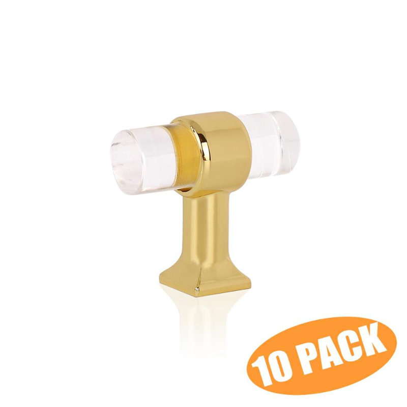 2" Length Bar Knob Multipack, Polished Chrome