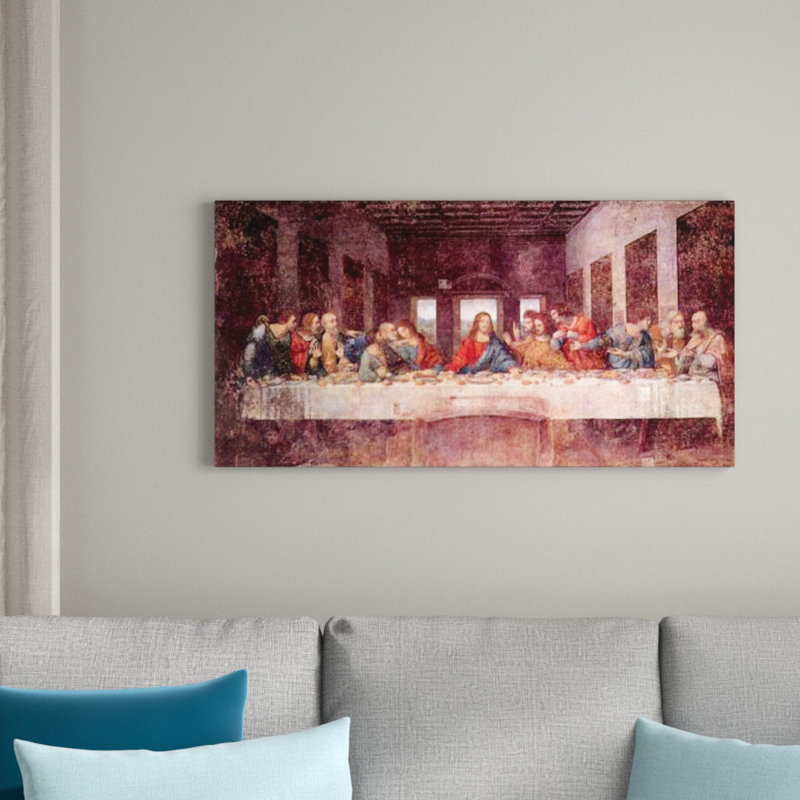 The Last Supper by Leonardo Da Vinci - Wrapped Canvas Print