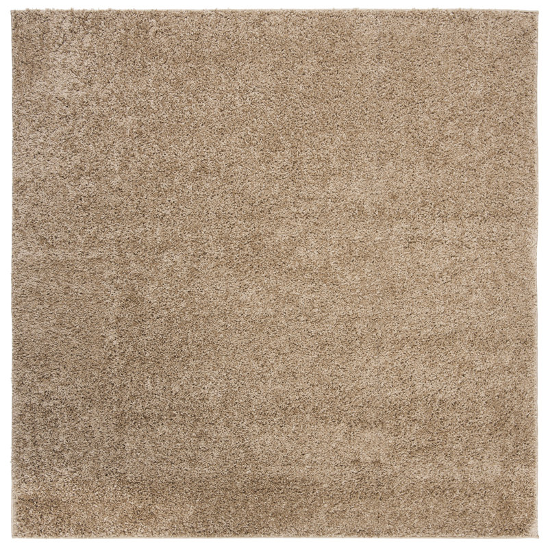 Helsel Shag Performance Machine Washable Solid Color Rug