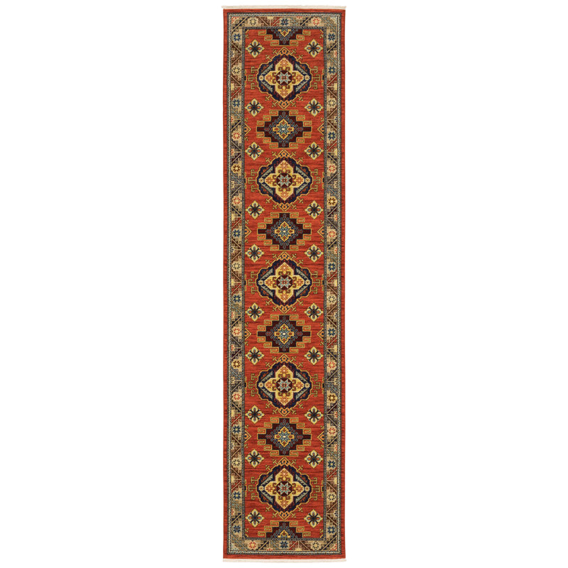 Oaklynn Oriental Indoor Rug, Runner 2'6" x 12'