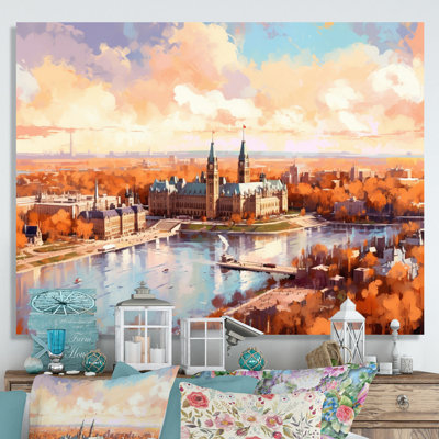 «Sunny On Ottawa River» sur toile