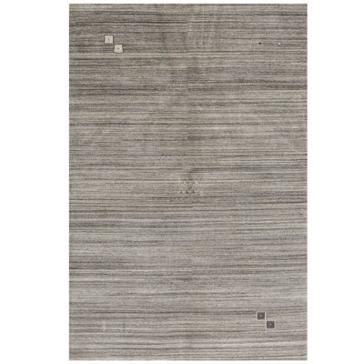 Wool Area Rug in Gray
