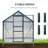 6' X 8' Outdoor Greenhouse With Rain Gutter And Roof Vent For Patio Backyard Dark Green-123051910-123051911