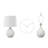 Kathleena 20" Ceramic Table Lamp Set