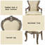 Ensemble de 2 chaises avec accoudoirs Latisha