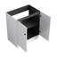 Lavabo de salle de bain sur pied 30 po en résine-906175346