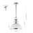Staub 1-Light Modern Industrial Metal LED Dome Pendant-242470322-150267495