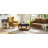 Upholstered Coffee Table With Shelf-1509111422