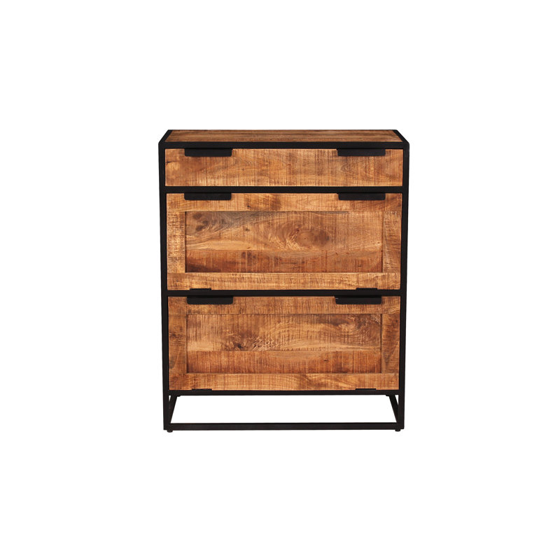 12 Pair Solid Wood Shoe Storage Cabinet