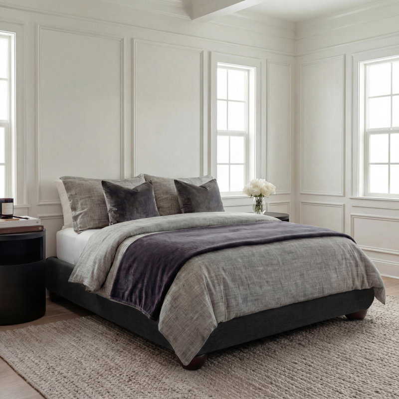 SOLLER BED, Kingsize (5'), Grey