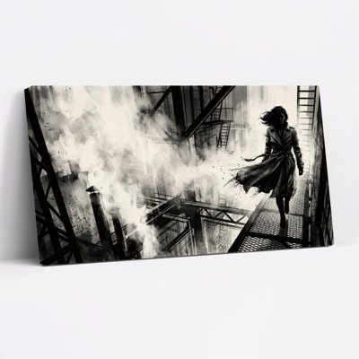 Urban Smoke, reproduction d'art sur toile, ensemble de 1