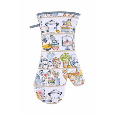Ulster Weavers Pantry Cats Floral 100% Cotton Oven Glove