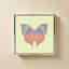 «Butterfly On Yellow» par Dan Meneely - impression sur toile-88132325-88132350