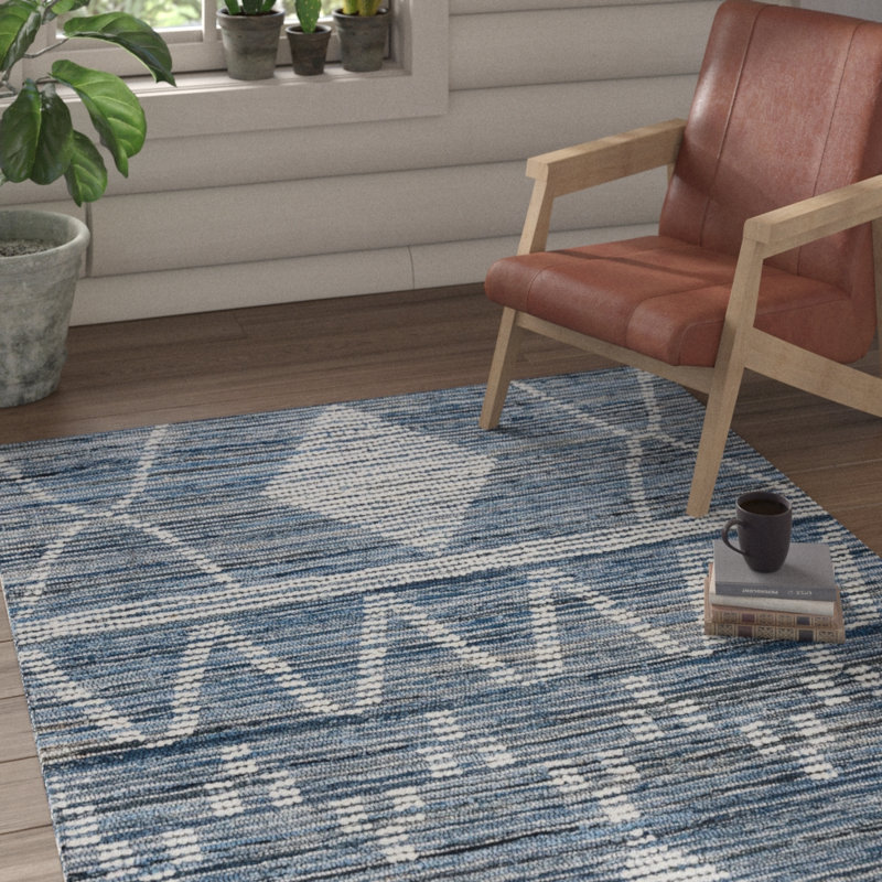 Manolis Cotton Geometric Indoor Rug, Rectangle 5' x 8'