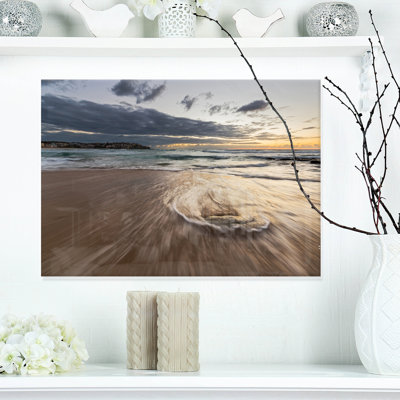 " Morning With Playful Surf And Pleasant Sky "