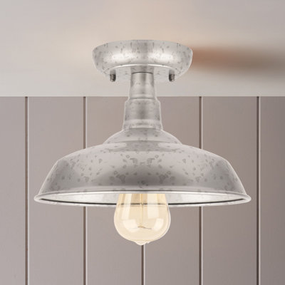 Plafonnier semi-encastré extérieur
