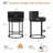 26" Sculptural Swivel Modern Counter Stool-2027557715