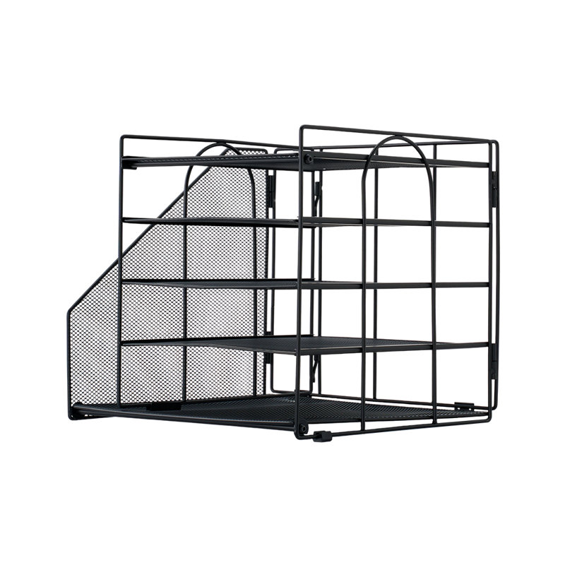 Metal Desk Organiser, Black
