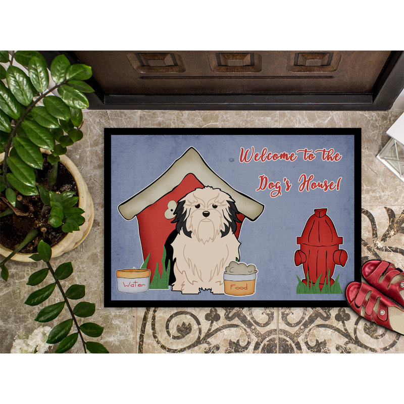 Tapis d'entrée antidérapant Rochelle, Rectangle 1 pi 6 po x 2 pi 3 po