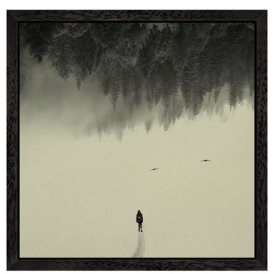 Silent Walk by Andreas Lie - Print on Canvas