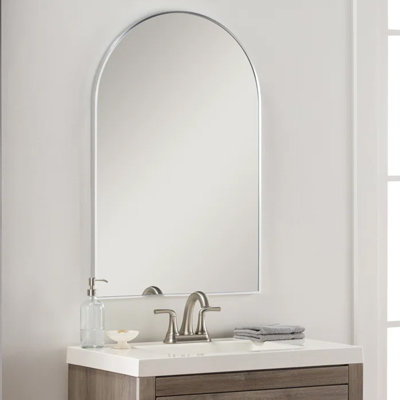  Miroir mural rond avec cadre en métal