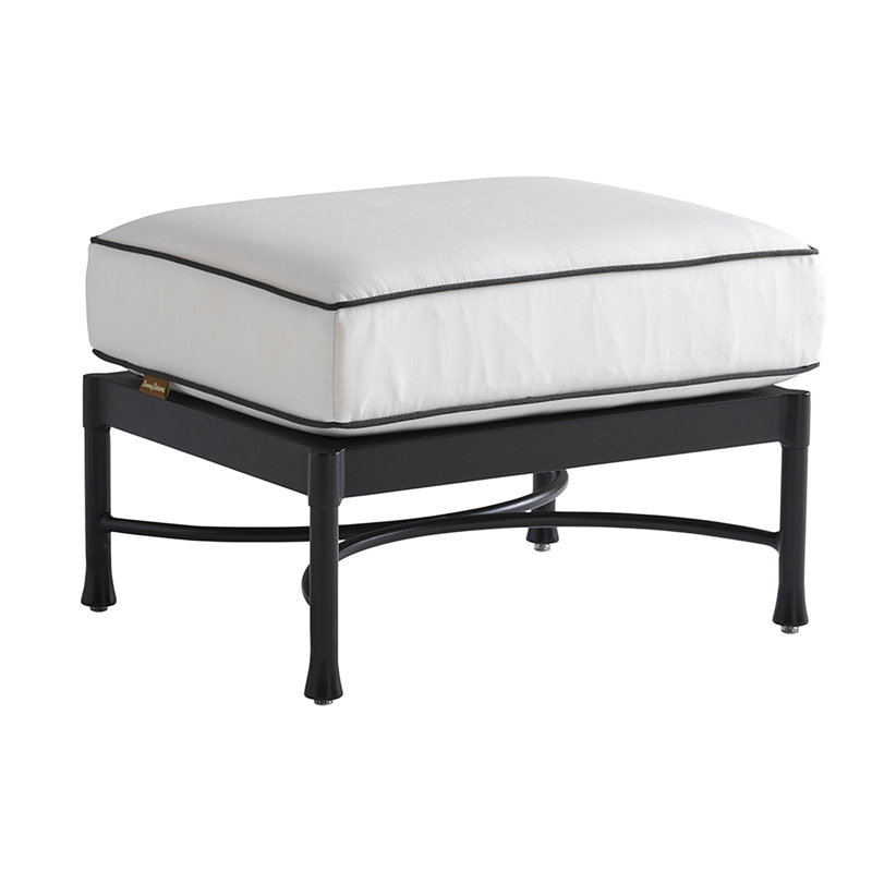 Pavlova Ottoman, White Sunbrella®