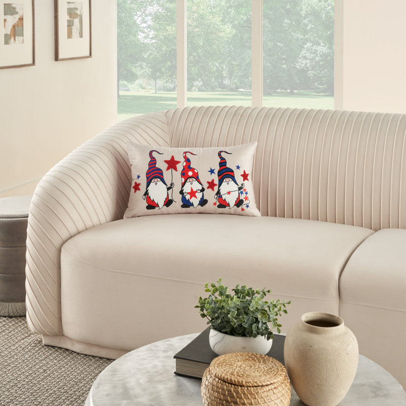  Polyester/Polyester Blend Lumbar Rectangular Pillow Cover & Insert