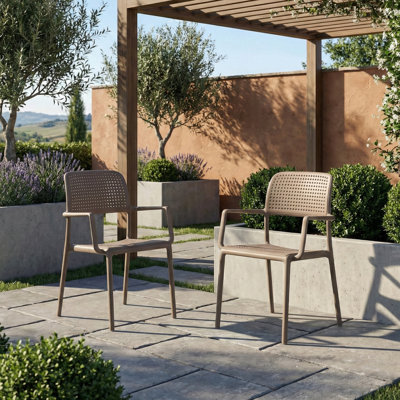 Suri Stacking Patio Dining Armchair