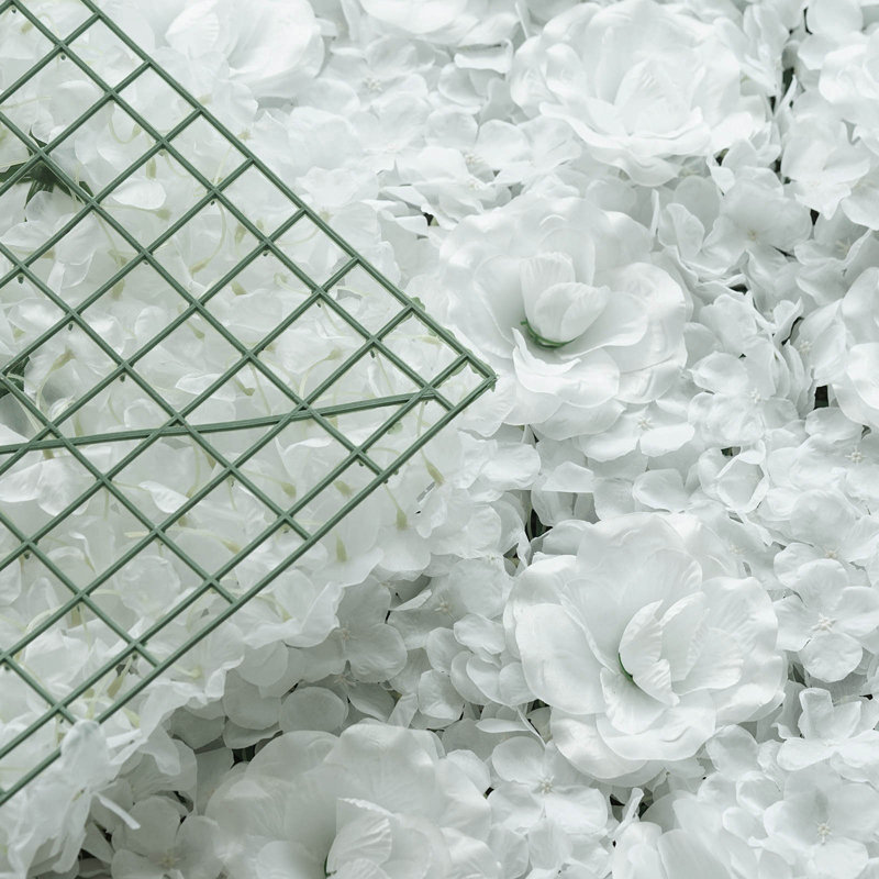 72 " Silk Rose Arrangement, White