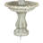 Malpelo Traditional Resin Solar Water Fountain with Battery-1036765757